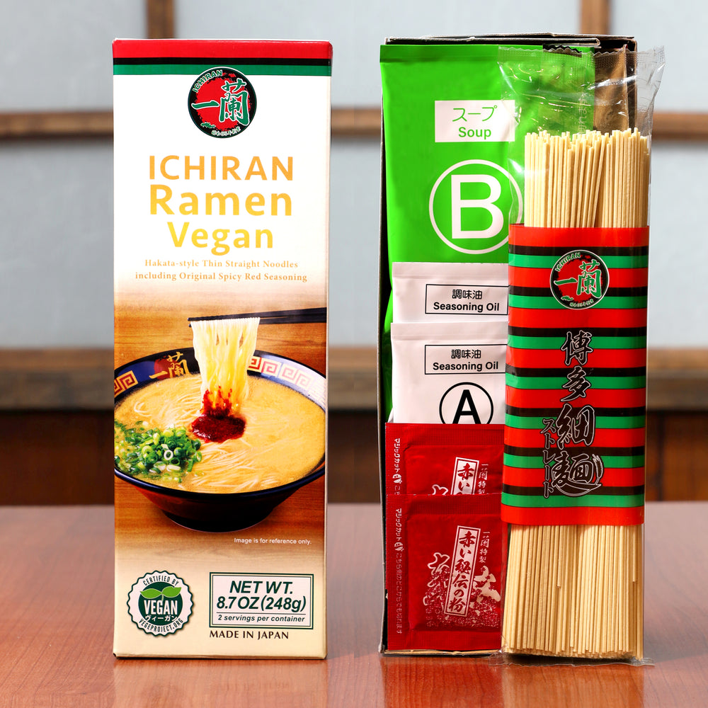 
                  
                    ICHIRAN Vegan Ramen Kit Contents
                  
                